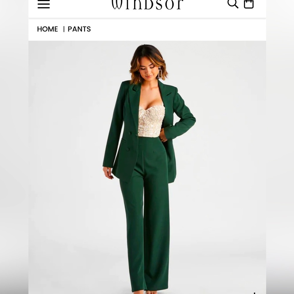 Three piece set from Windsor , Blazer , matching pants and suede top
